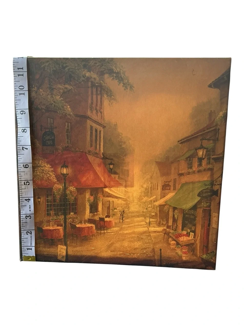 💟Charlie's Cafe Ruane Manning Canvas Wall Art Prints Set of 2 12×14